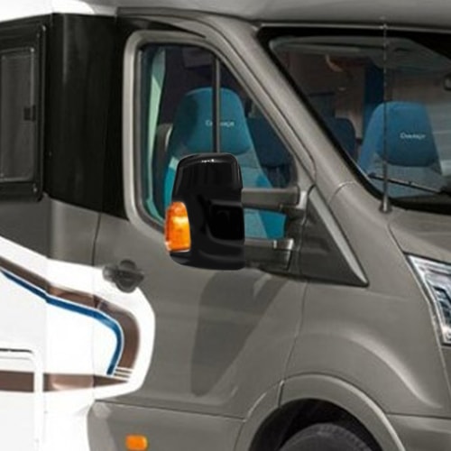 Coques rétros HTD Noires Ford Transit 6 après 2014