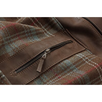 Herren-Rindlederjacke, Braun