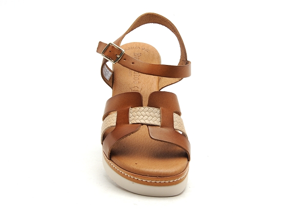 Eva frutos nu pieds talons femme 522 marron