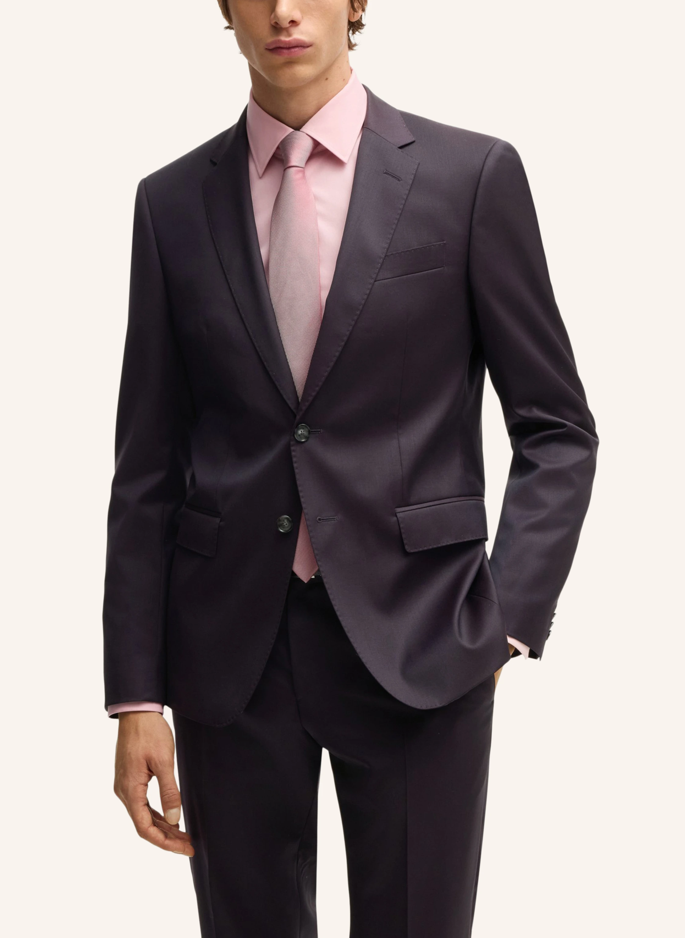 BOSS Business Anzug H-HUGE-2PCS-224 Slim Fit