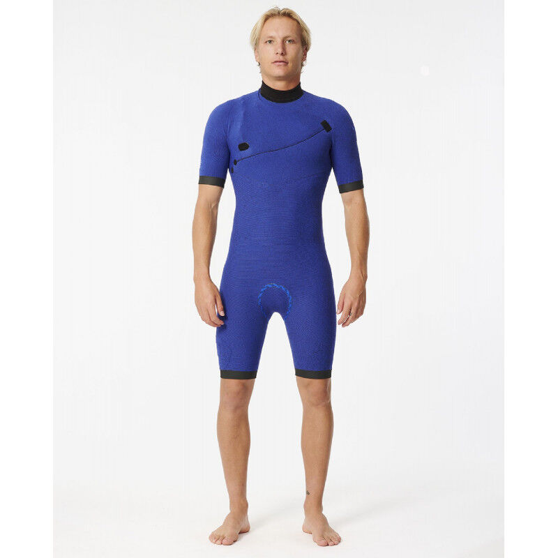 E Bomb 2/2 mm Zip Free Short Sleeve Springsuit - Combinaison de surf homme