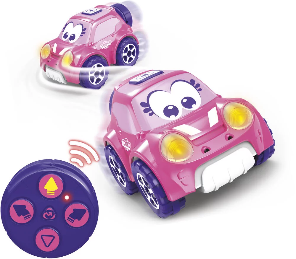 TOOKO - VOITURE TELECOMMANDEE ROSE FONCTION SUIS MOI