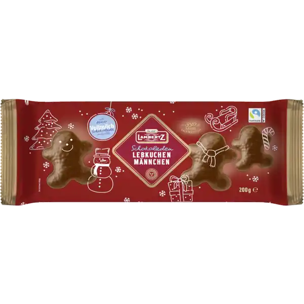 Lebkuchenmännchen Vollmilch