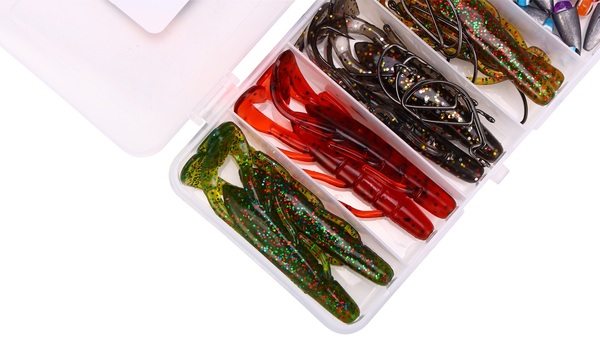 Fish4All Softbait Creature Texas/Carolina Box (50 Pièces)