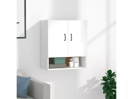 Armoire murale Blanc 60x31x70 cm Bois d'ingénierie