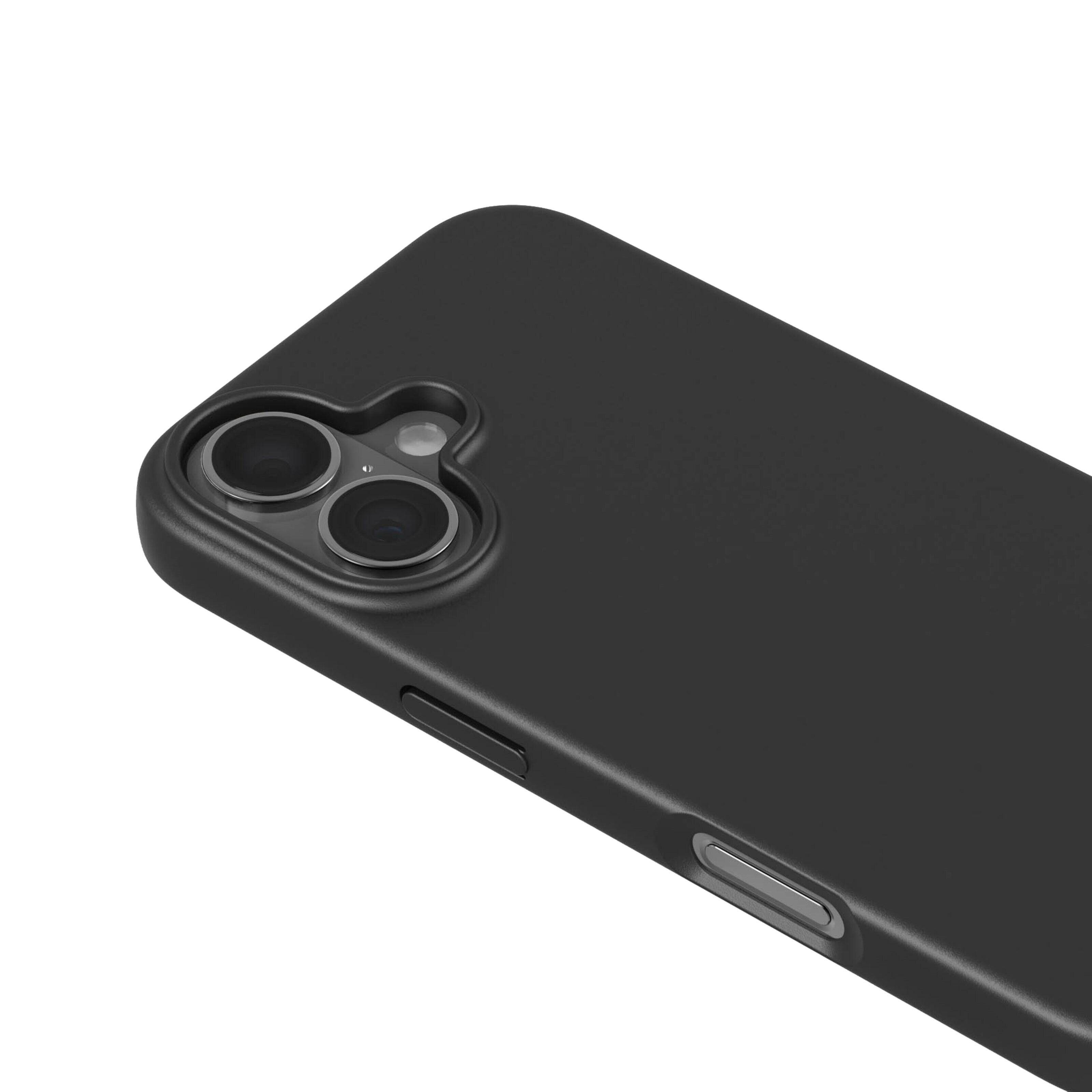 Agood company Plantebasert mobildeksel til iPhone 16 Plus - Svart