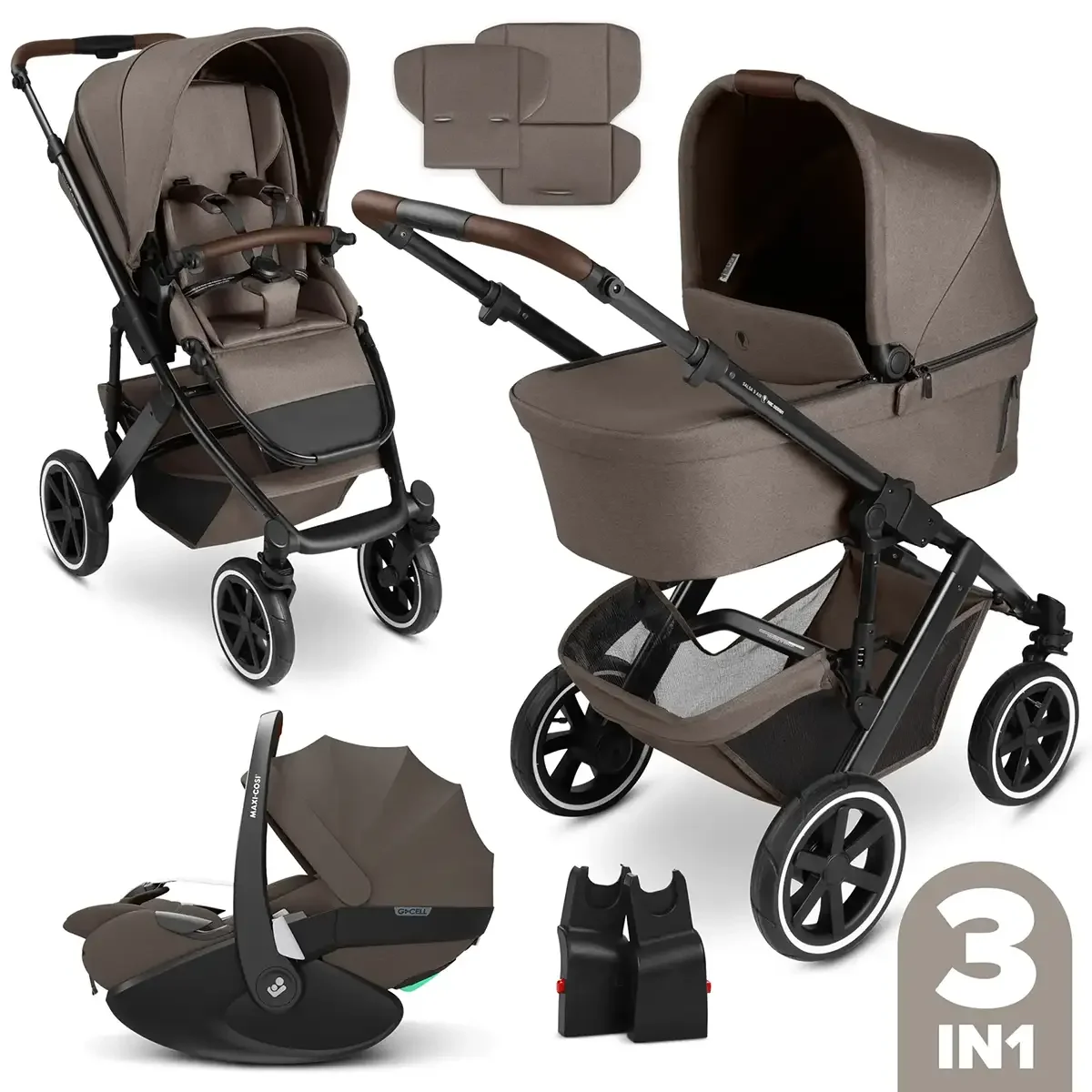 ABC Design GmbH ABC Design Salsa 5 Air All in One Set Nature