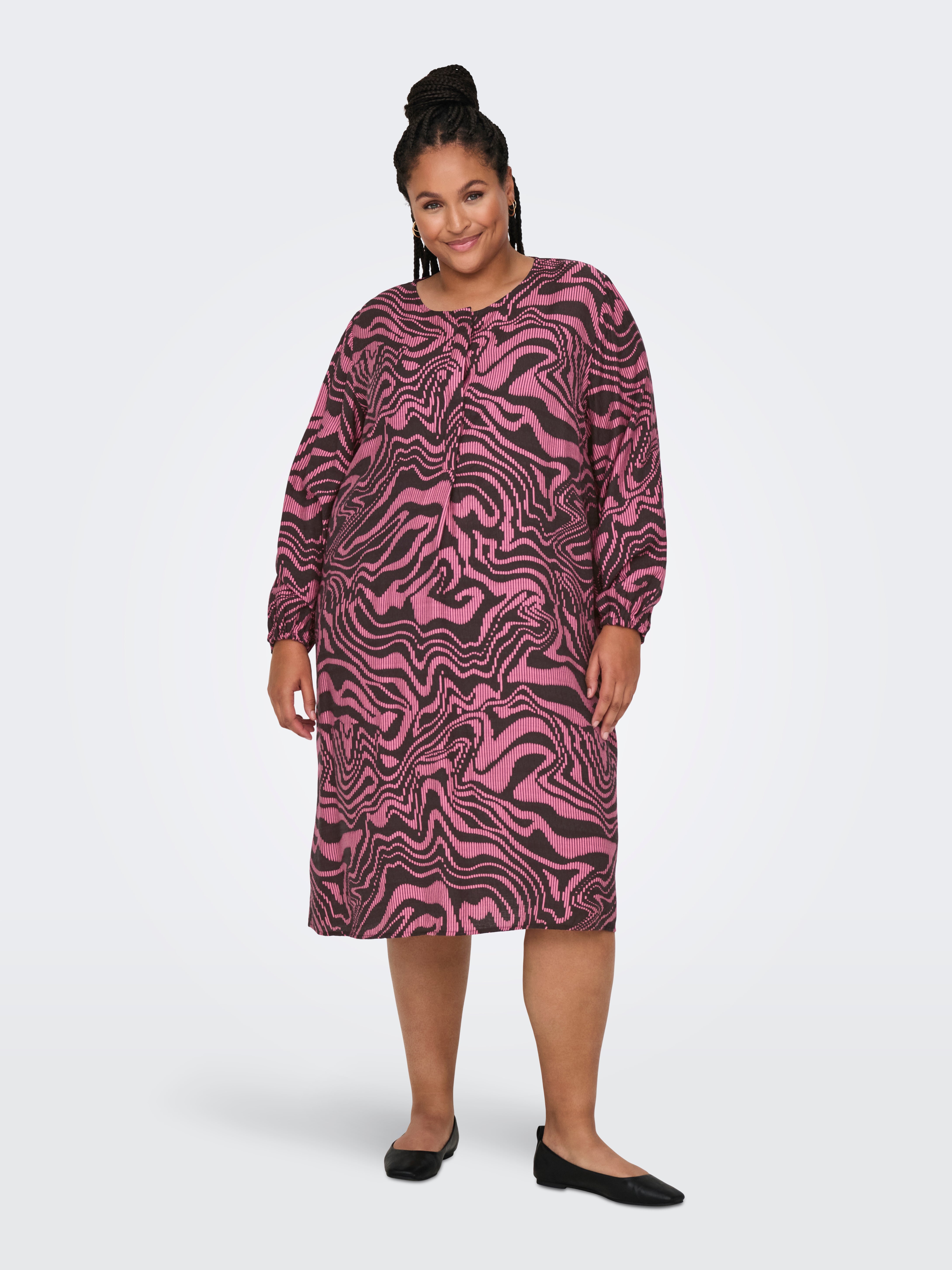 CARITHILDA Midikleid Black Coffee