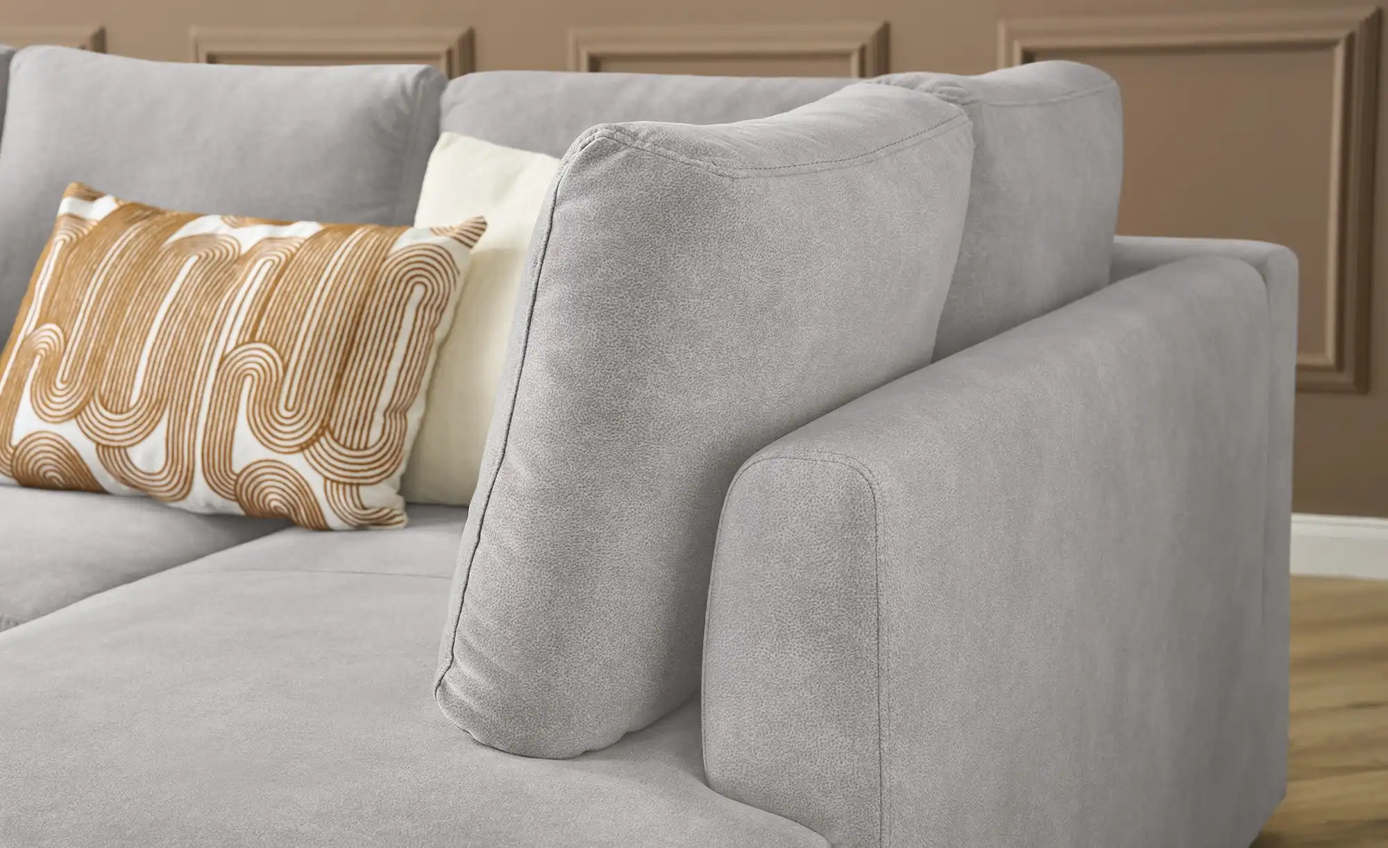 bobb Ecksofa  mit pflegeleichtem Bezugsstoff  Lisa de Luxe