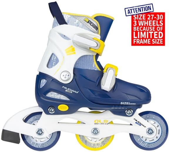 Skates NIJDAM 52SJ 27/30 navy blue/white/orange