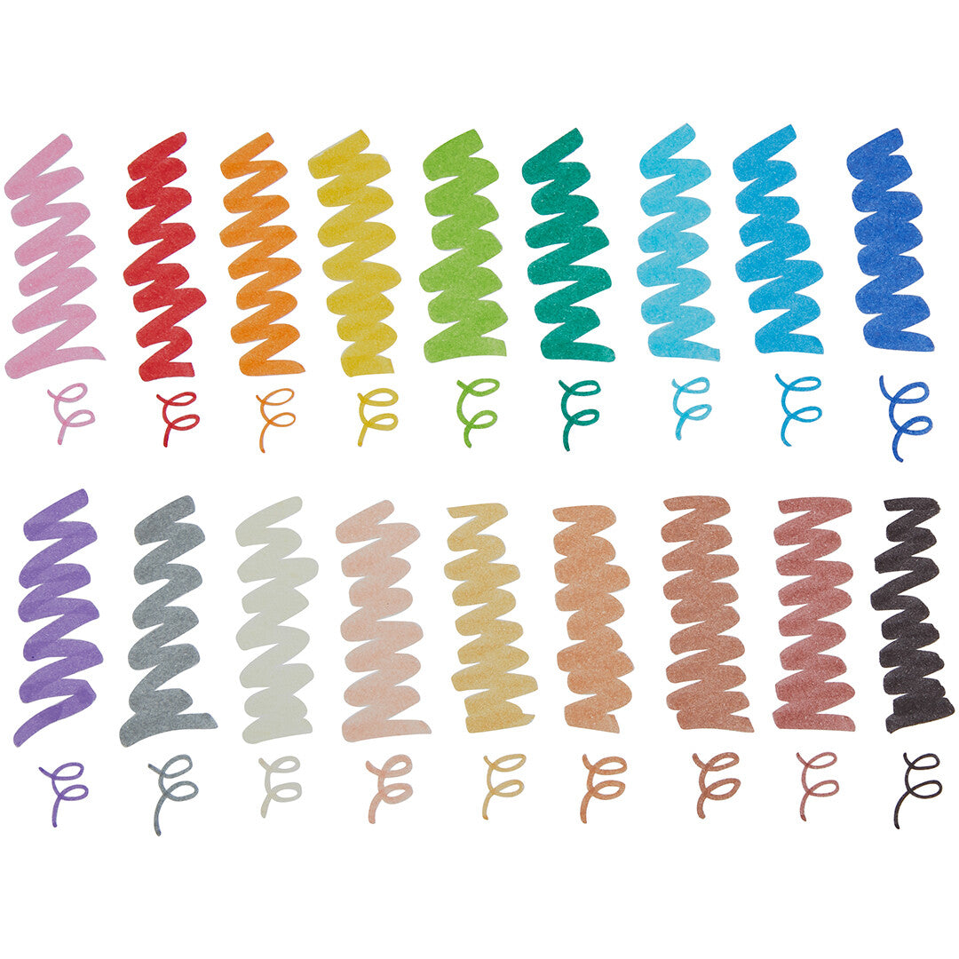 Ooly dubbelzijdige viltstiften color together - 18st