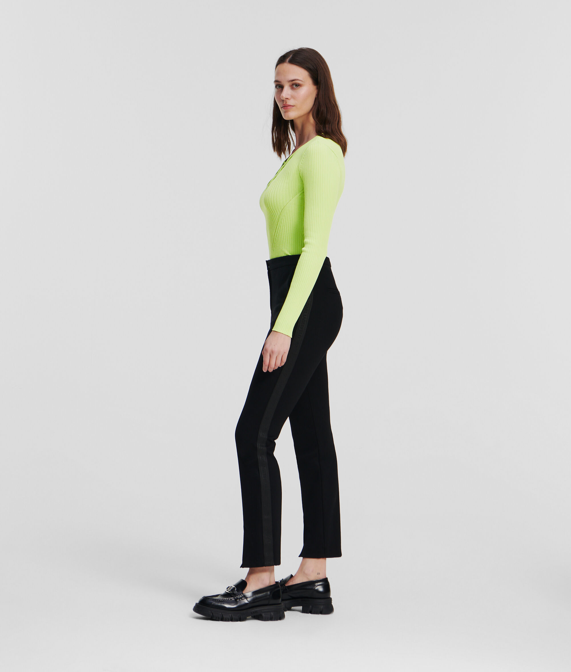 BODY TRICOTÉ À LACETS