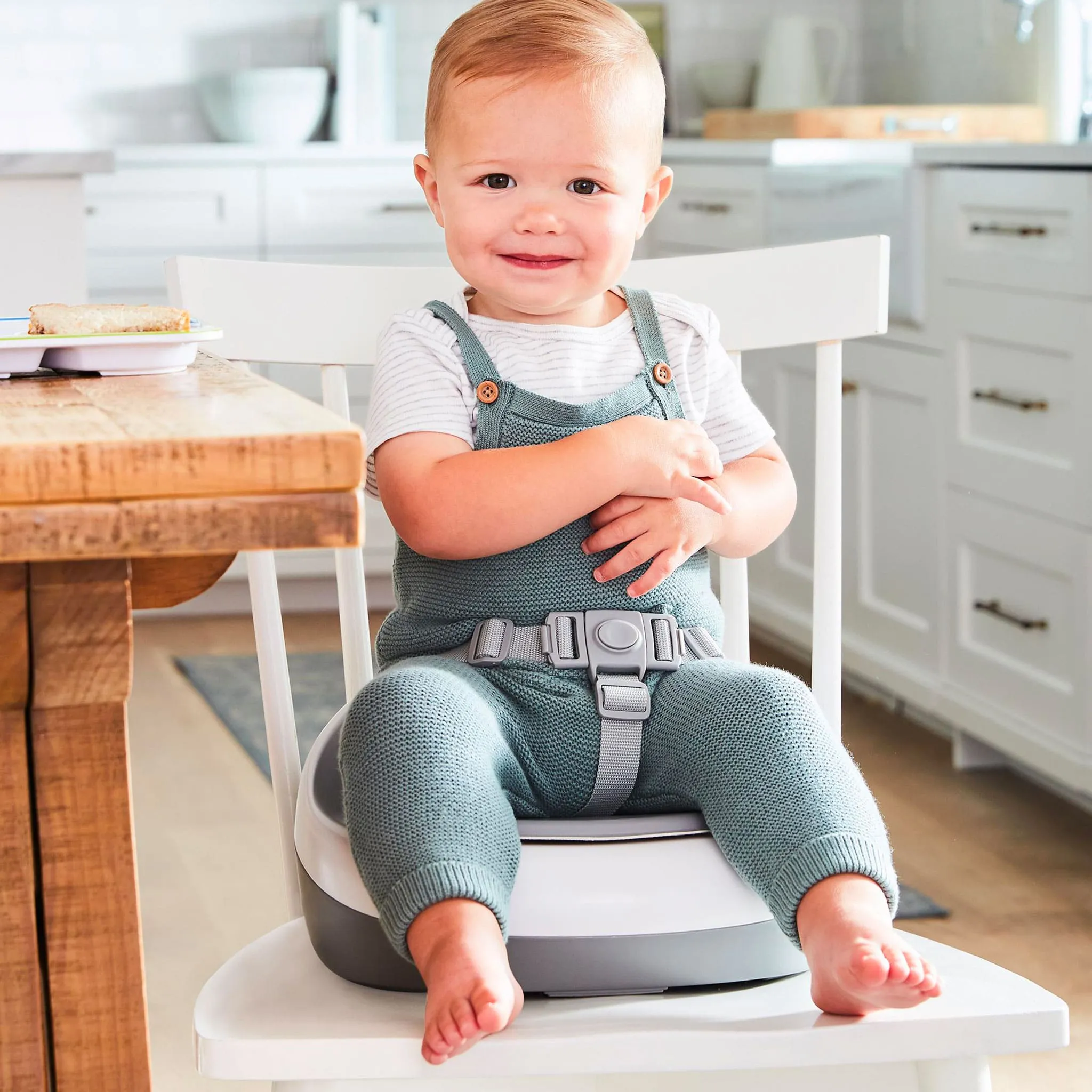 Skip Hop Siège de Table Rehausseur Sleek - Gris  Blanc