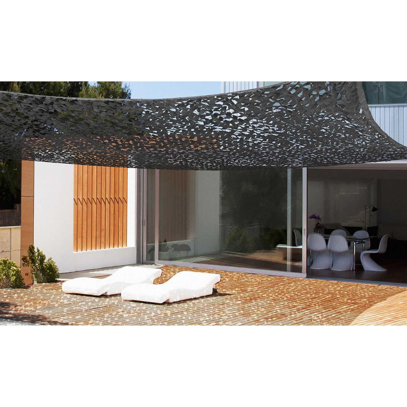 Pratik Garden Ombrière grise - 4x6 m
