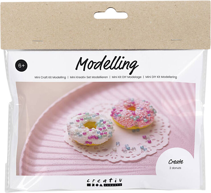 Creativ Company Mini DIY Kit Modellering, Donuts