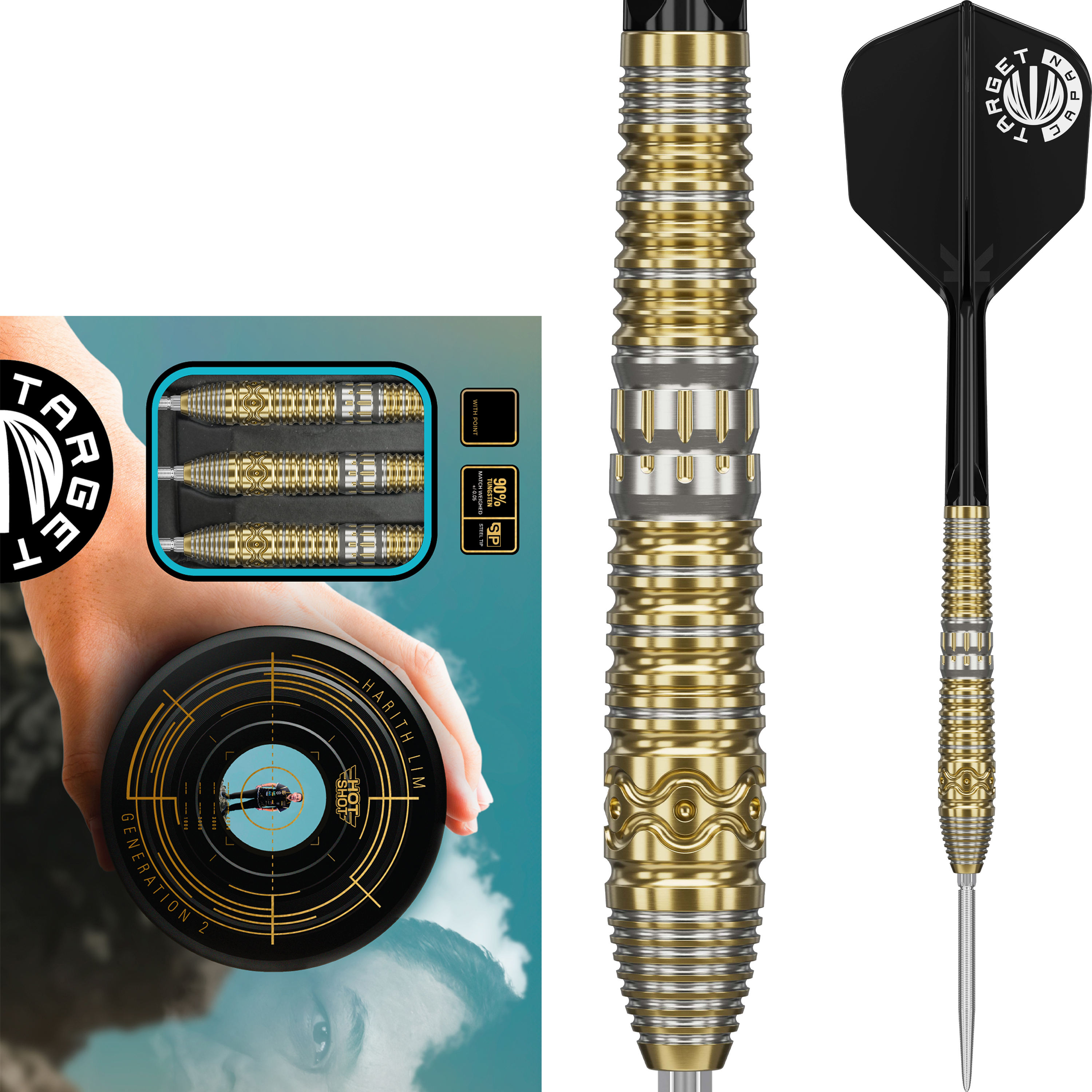 Target Japan - Swiss Point - Harith Lim Gen 2 - Steeldart