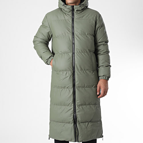 Doudoune Capuche Vert Kaki