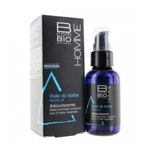 Huile de barbe adoucissante B Com Bio