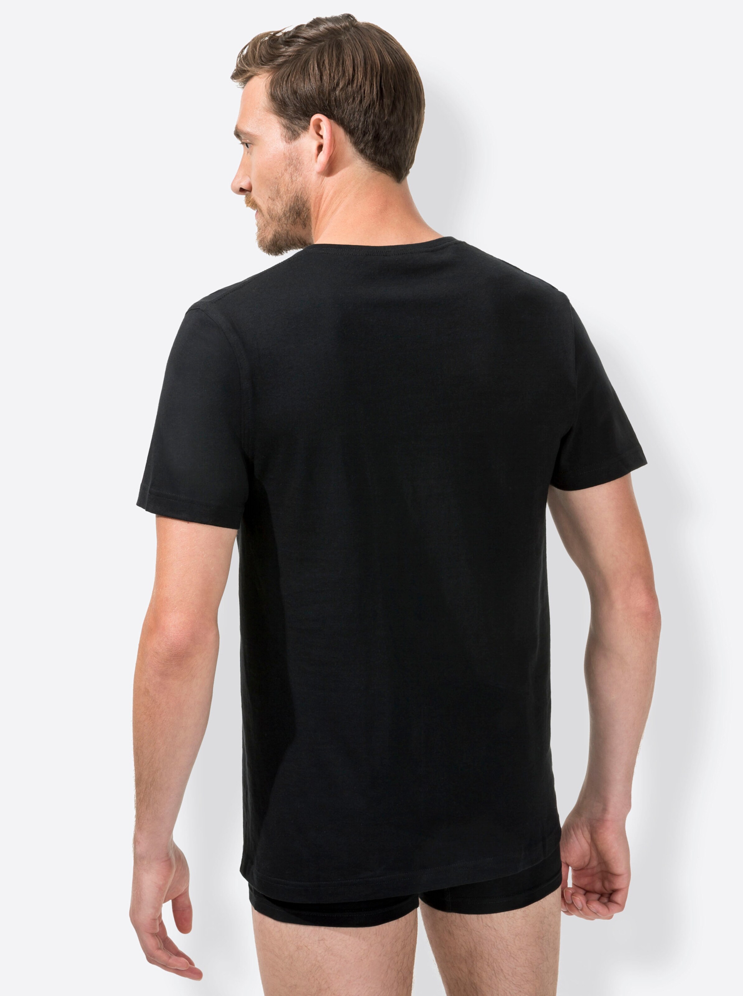 bugatti Shirt in 2 Stück schwarz