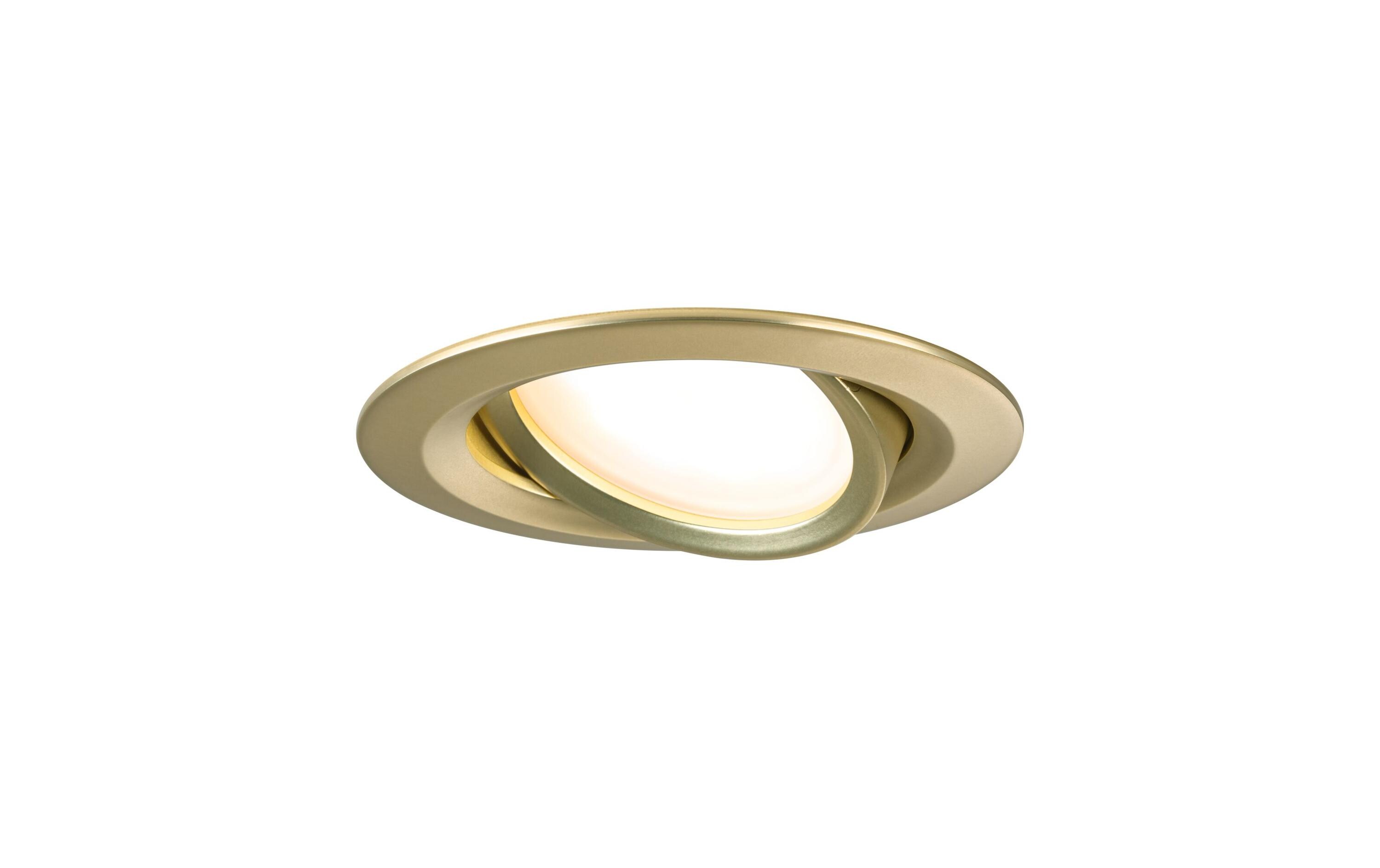 Einbauleuchte LED Nova Coin 3-Set GoldRunde Einbauleuchte