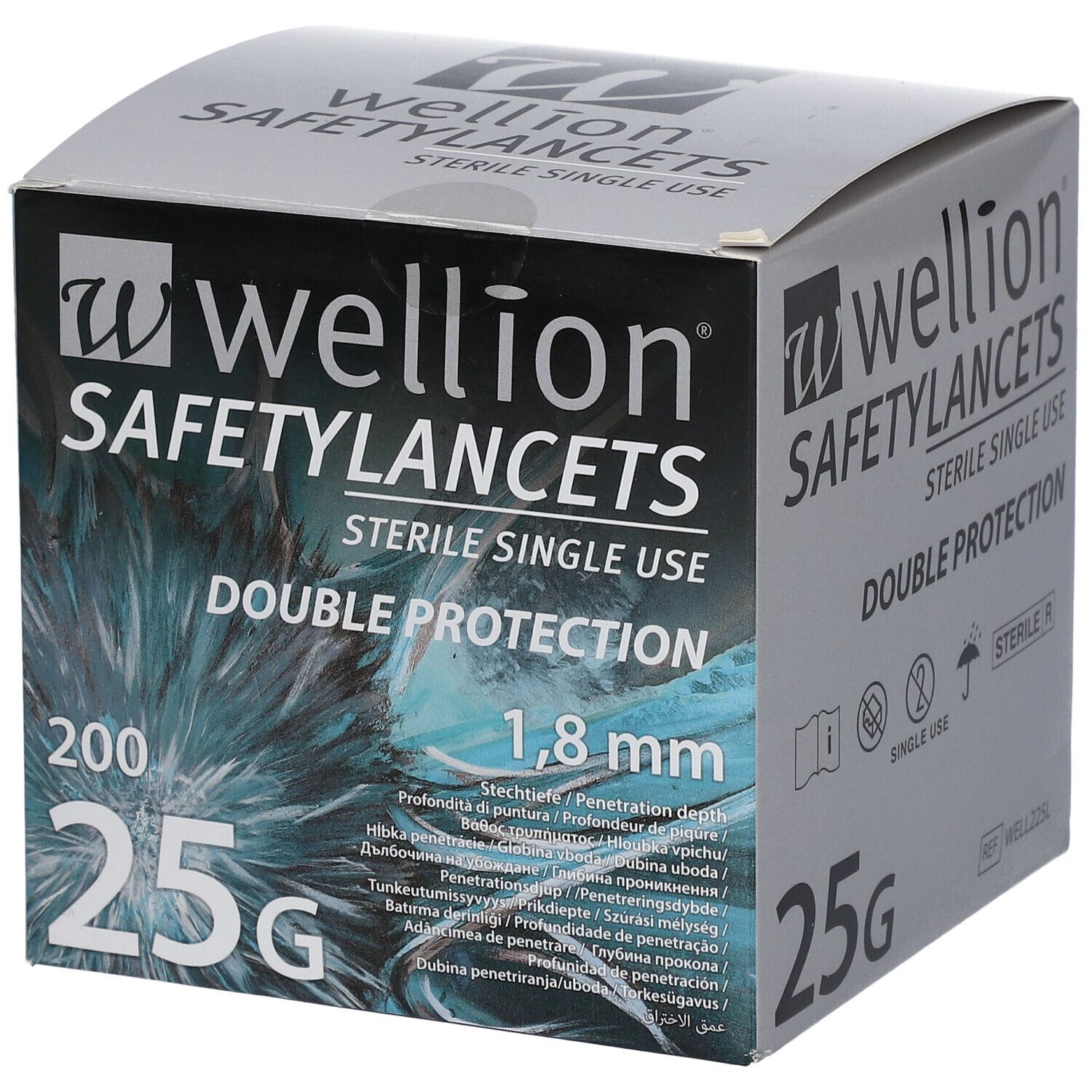 Wellion Safetylancets 25 G 1,8 mm