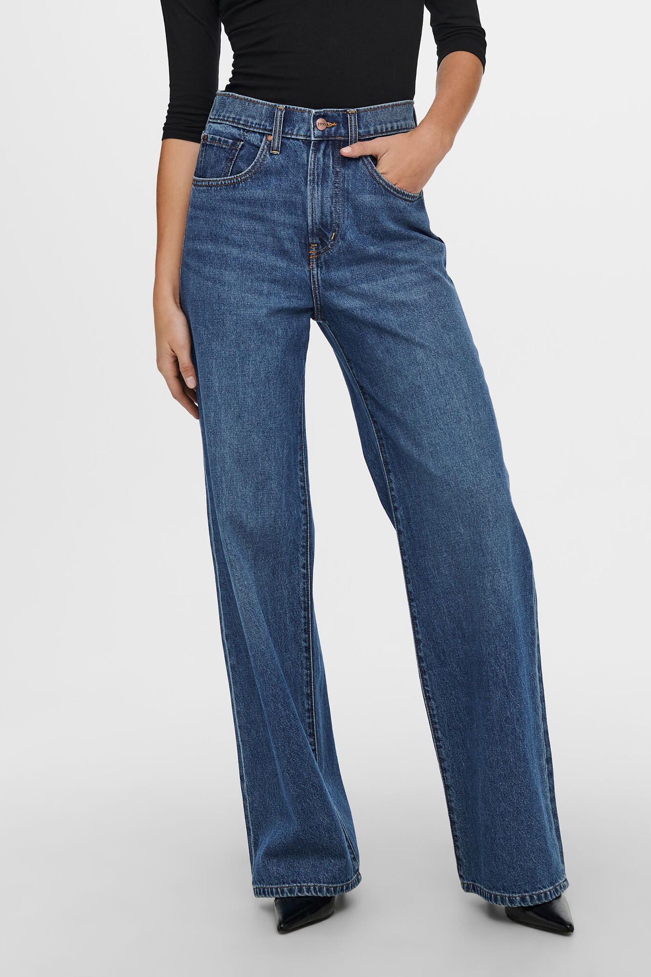 Calça jeans reta