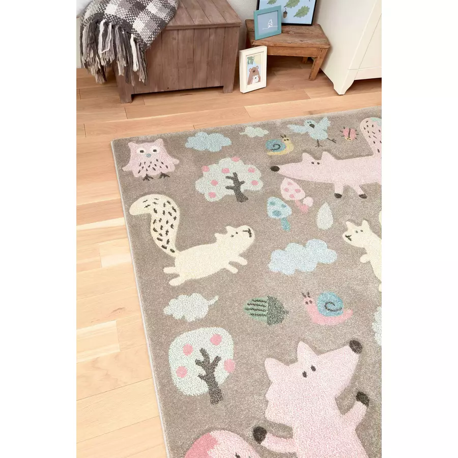 Sigikid Kinderteppich Forest beige