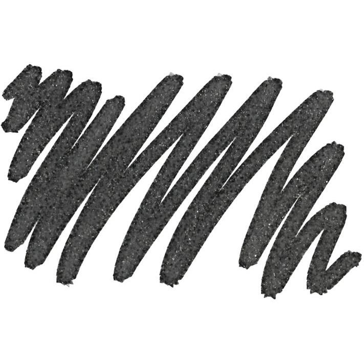 DARWI Marqueur Peinture Textile Pailletée Pointe Conique Fine 2mm - Noir