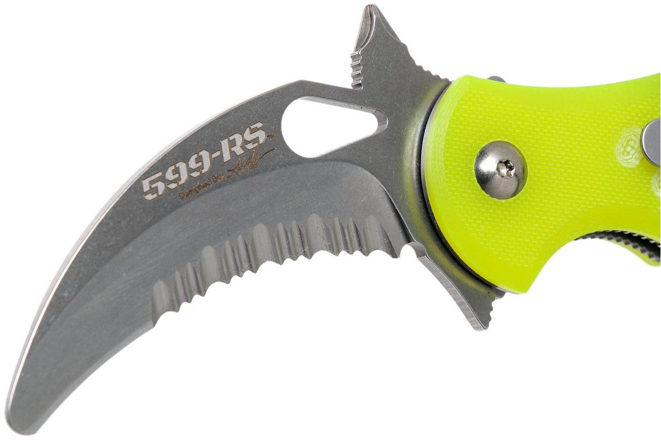 Fox Mini Karambit Rescue FX-599RSY Yellow karambitmes