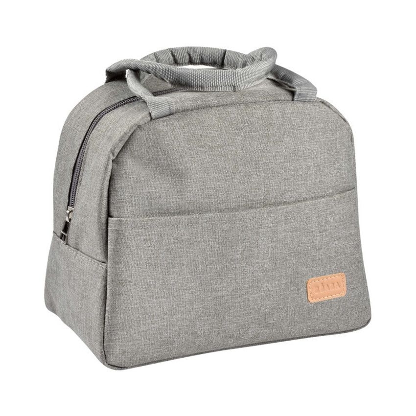 Sac repas isotherme - Gris Chiné - Ecru