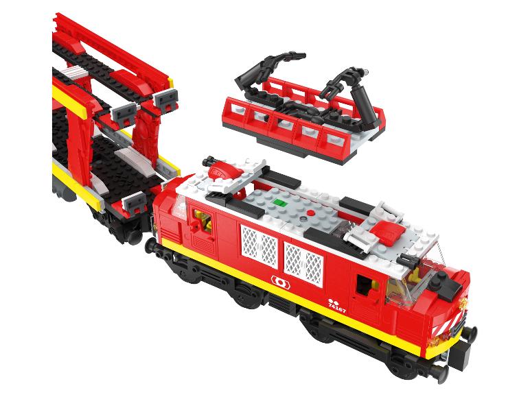Bouwstenen set trein