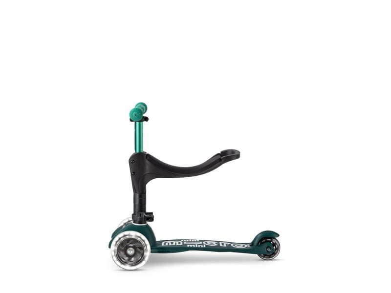 Micro Mobility Kickboard Mini Micro 3in1 Deluxe Eco Grün Kids Scooter aus recycelten Fischernetzen