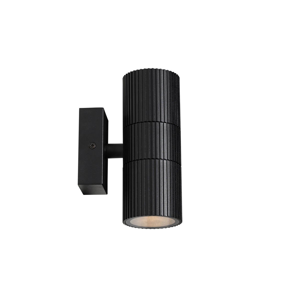 Industriële buitenwandlamp, zwart, 2-lichts, IP44 - Vigo