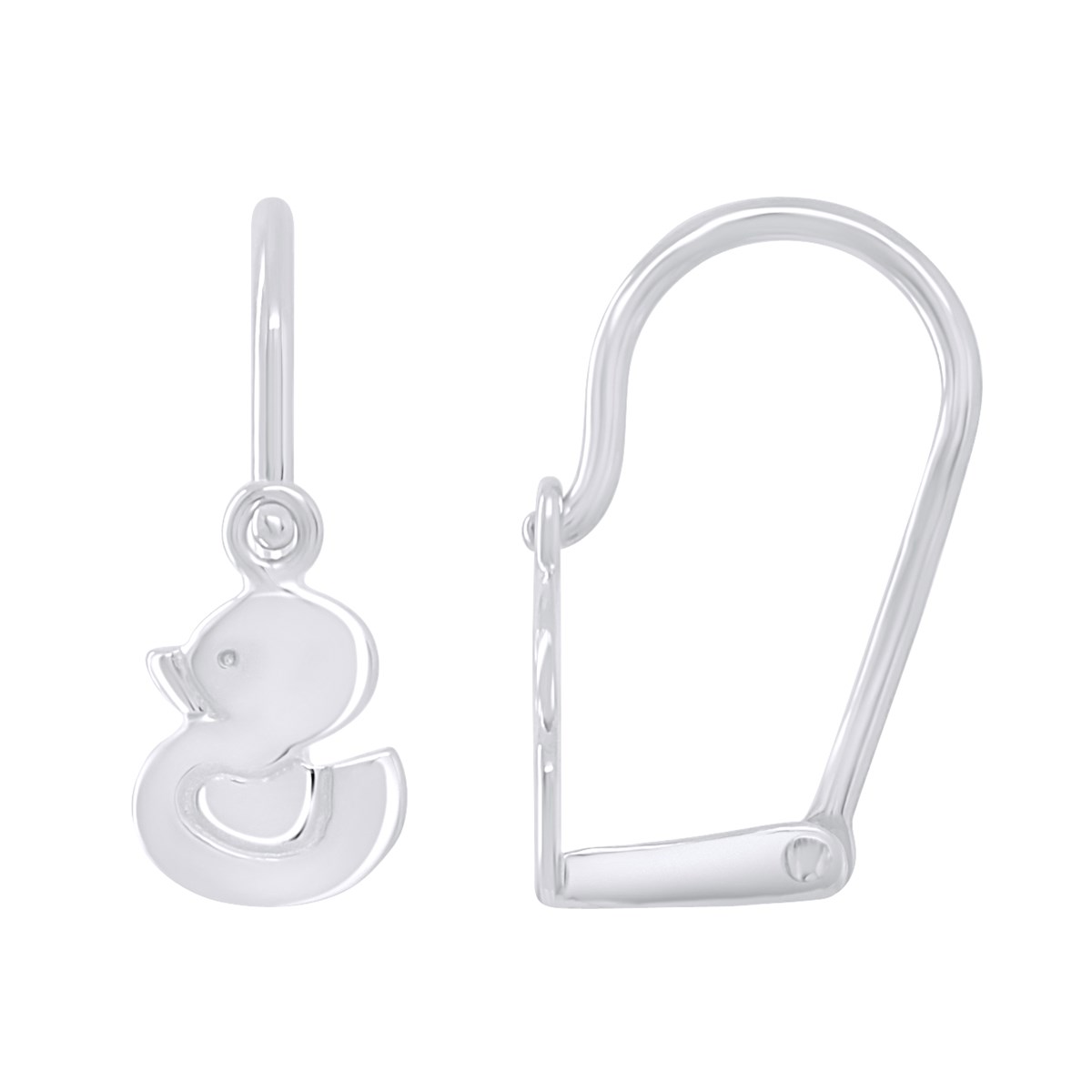 Boucles d'Oreilles CANARD - Argent 925