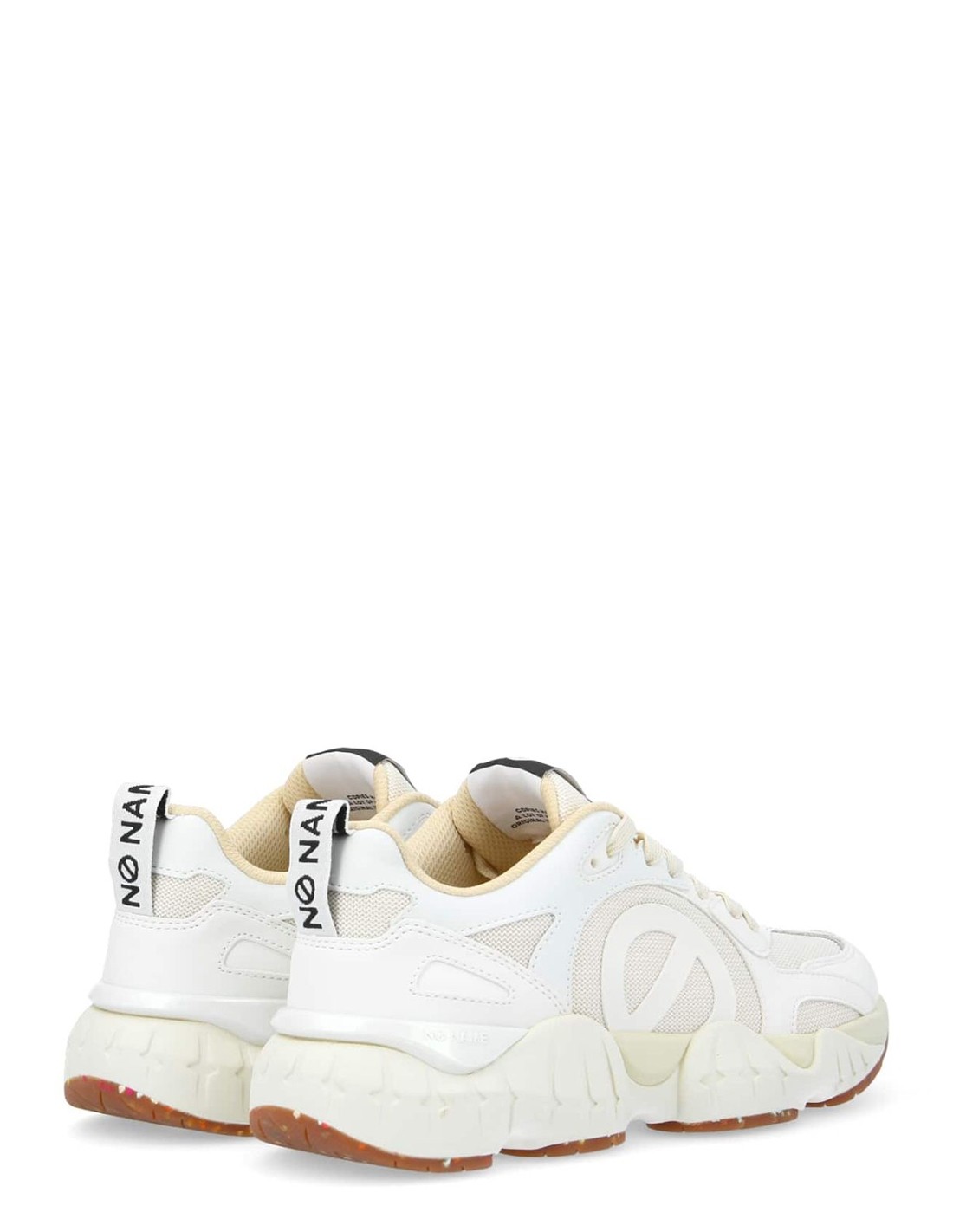 no name Baskets tendance femme krazee runner blanche/multicolore