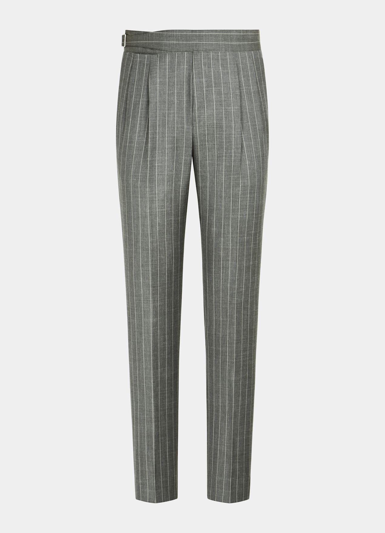 Costume Havana coupe Tailored vert clair à rayures