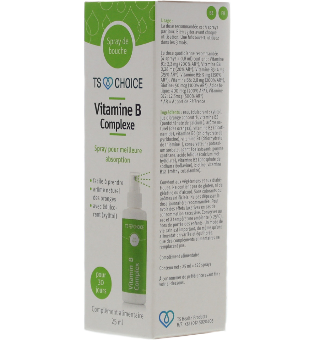 Ts Choice Vitaminespray Vitamine B Complex (25 ml)