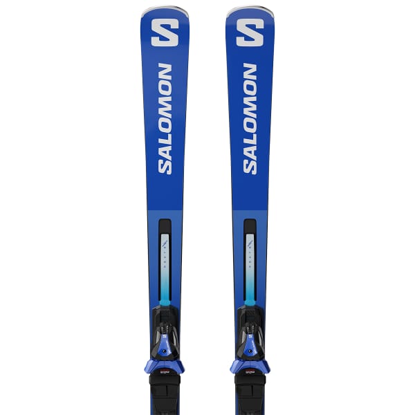 Pack ski SALOMON S/RACE GS 10 + MI12 GW F80 BLUE/WHITE