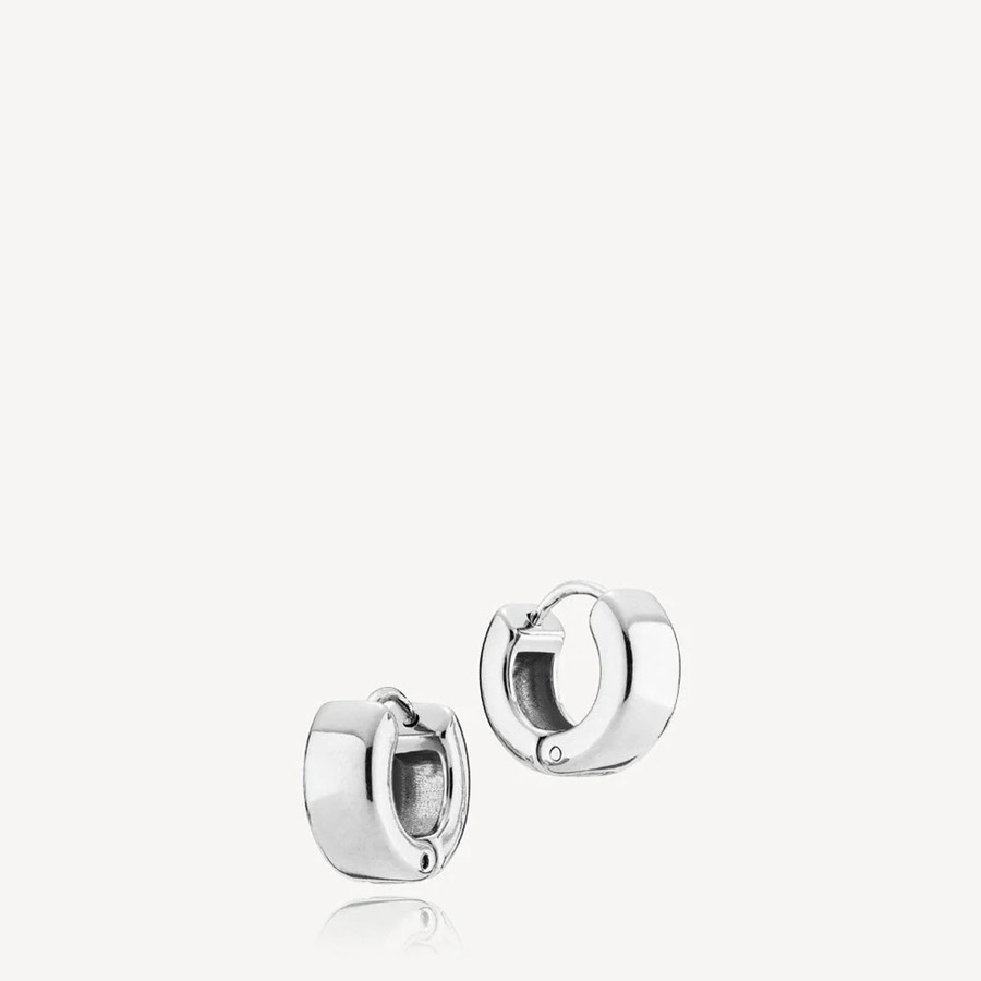 Sistie2ND Maya Earrings Small Steel 13mm