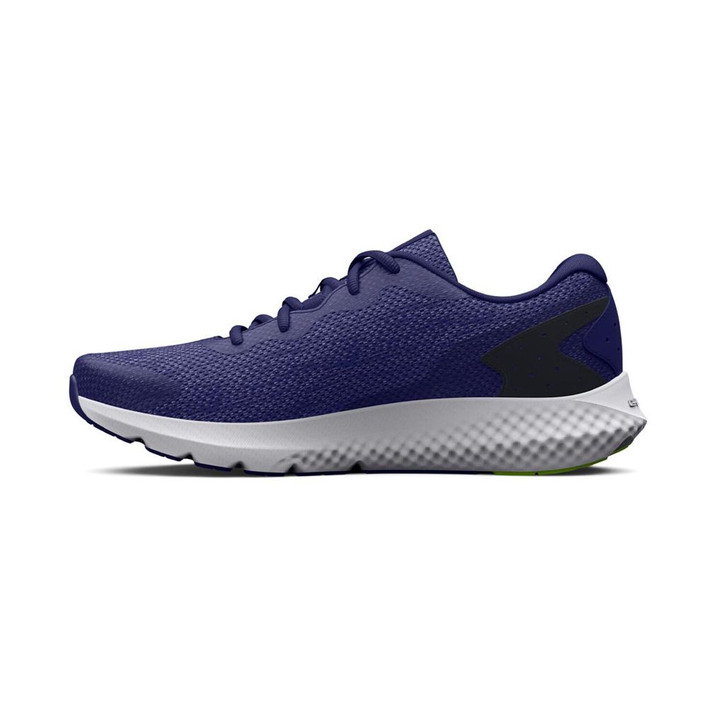 Under Armour UA CHARGED ROGUE 3 KNIT - Chaussures running Homme sonar blue/black/black
