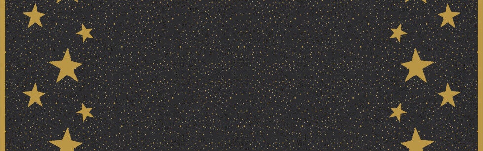 Duni tafelkleed Sparkles zwart 138 x 220 cm