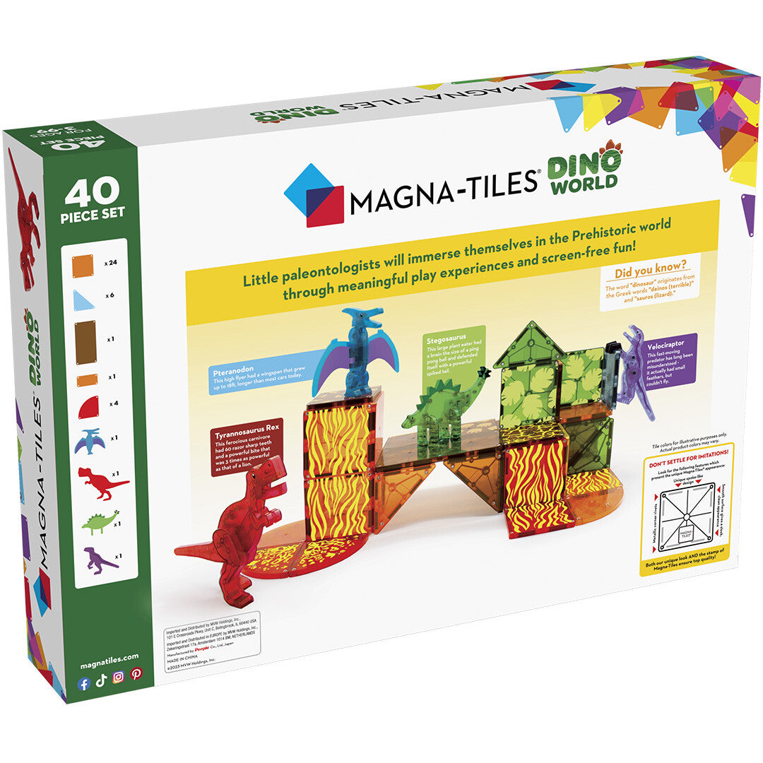 MAGNA-TILES dino world - 40st