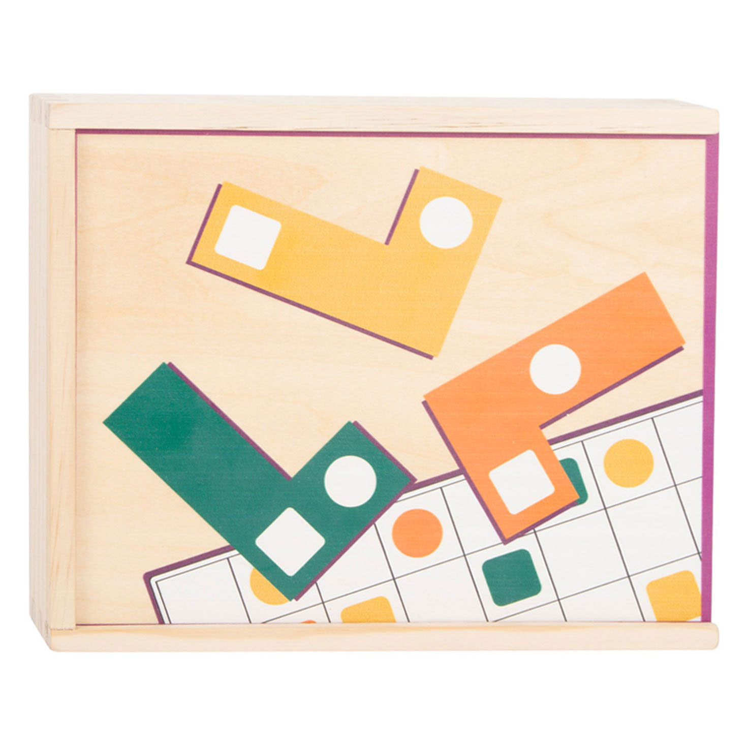 Small Foot-Houten Geometrische Vormenpuzzel