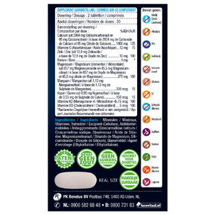 Lucovitaal Calcium Magnesium Bot Formule Tabletten 60TB