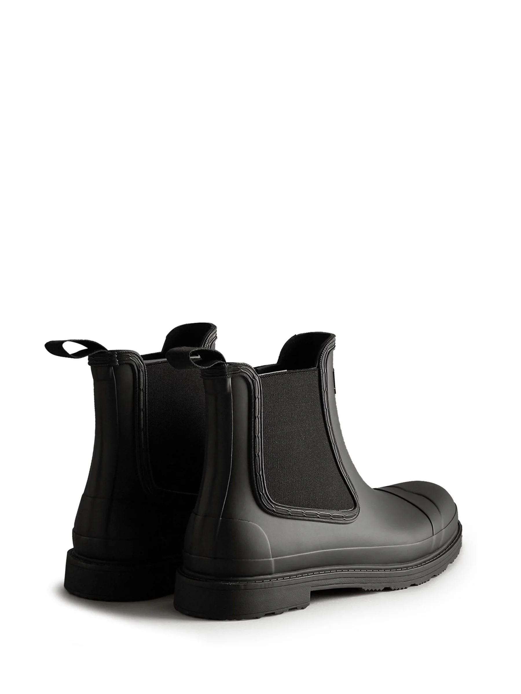 Hunter Commando Chelsea Black Boots