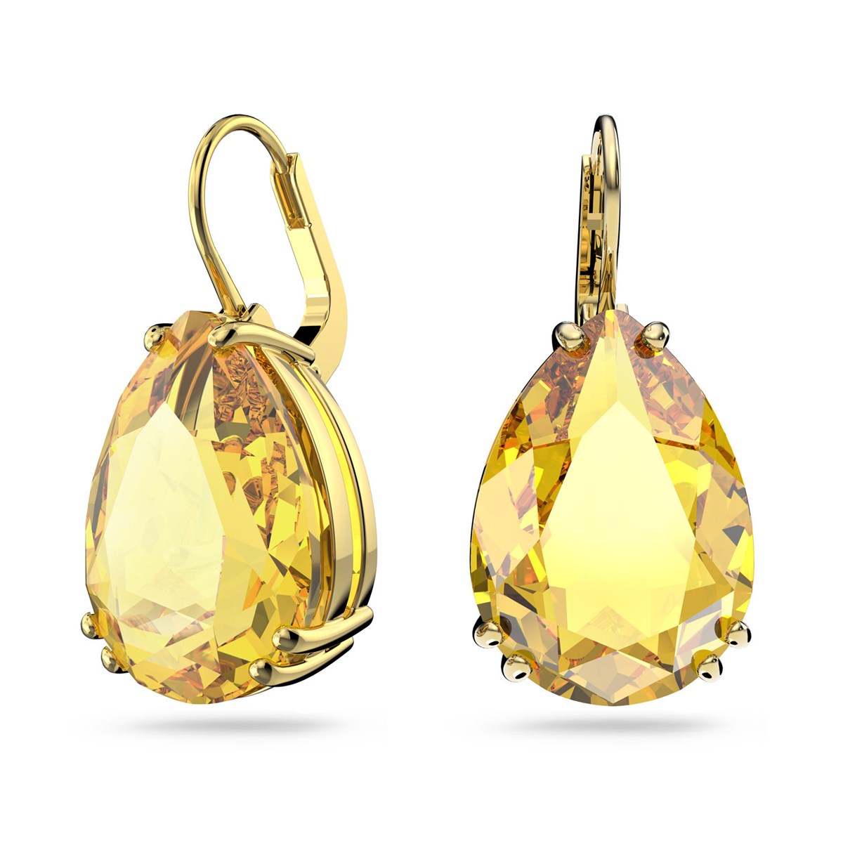 Boucles d'oreilles Swarovski Millenia dorées