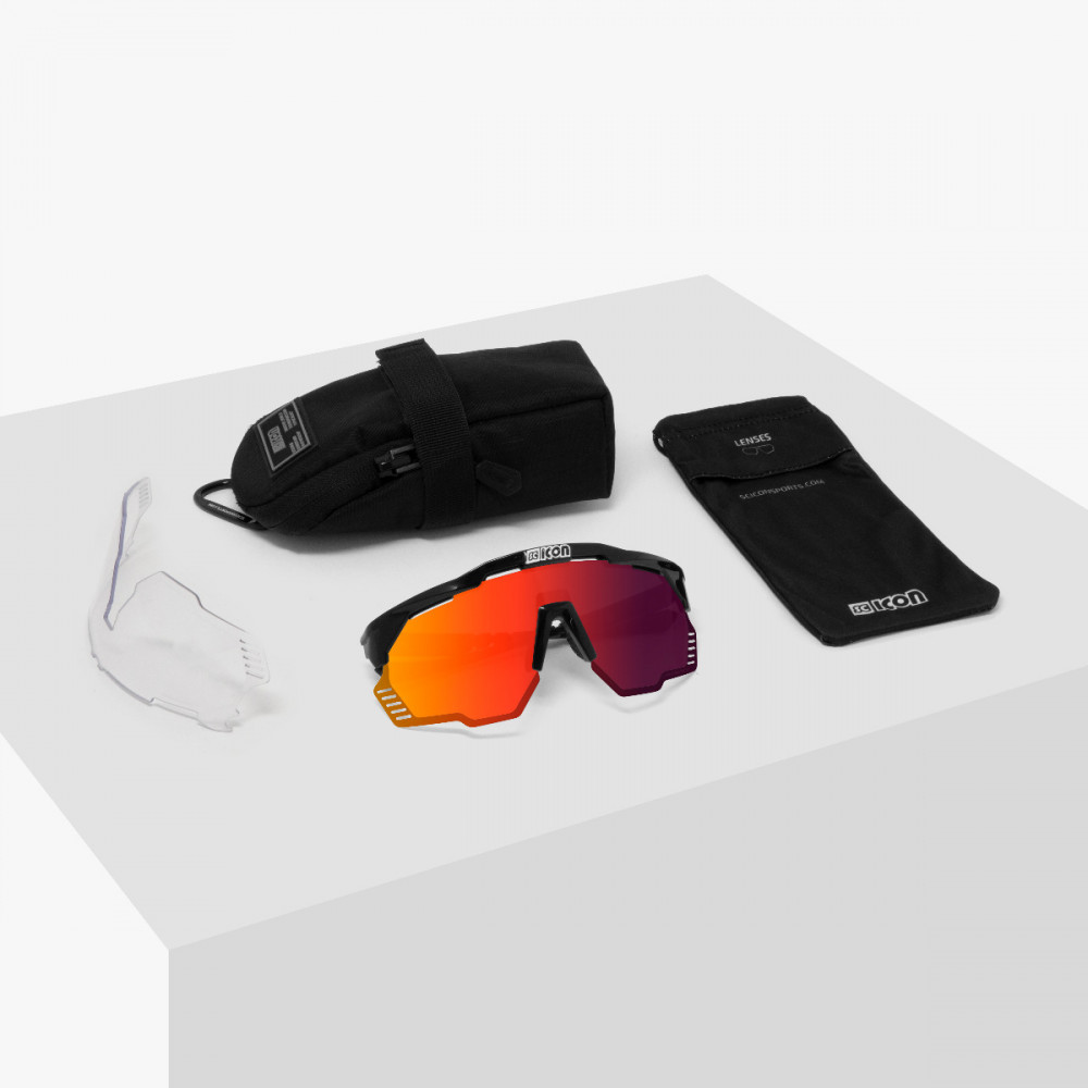 Scicon Aeroshade Kunken solbriller hvid/ multimirror rød