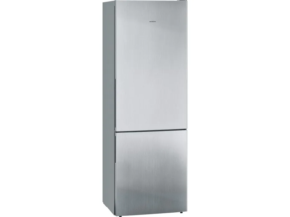 Siemens KG49EAICA - Køleskab/fryser - bund-fryser - fritstående - bredde: 70 cm - dybde: 65 cm - højde: 201 cm - 413 liter - Klasse C - rustfrit stål