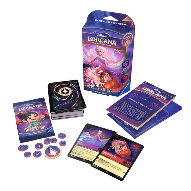 Disney Lorcana - Himmelsleuchten - Starter Deck - Amethyst und Rubin