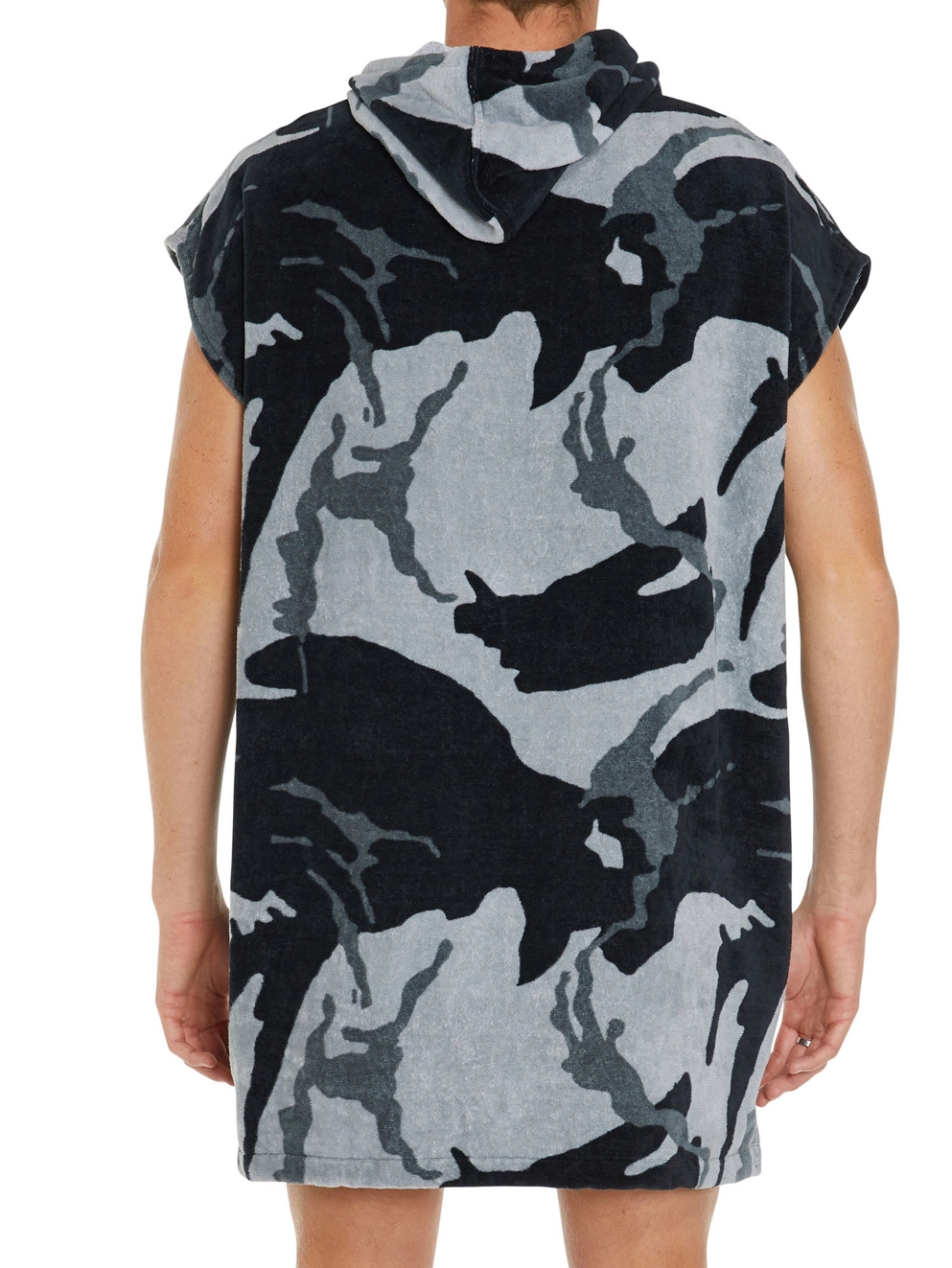 FCS Towel Surf Poncho camo/black